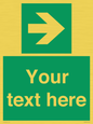 SV5234: Custom Arrow Right Sign