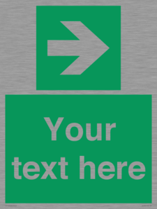 SV5234: Custom Arrow Right Sign