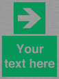 SV5234: Custom Arrow Right Sign