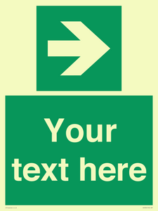 SV5234: Custom Arrow Right Sign
