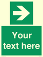 SV5234: Custom Arrow Right Sign