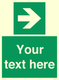 SV5234: Custom Arrow Right Sign