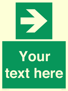 SV5234: Custom Arrow Right Sign