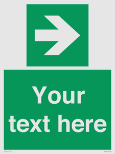 SV5234: Custom Arrow Right Sign