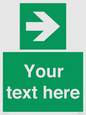 SV5234: Custom Arrow Right Sign