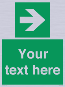 SV5234: Custom Arrow Right Sign