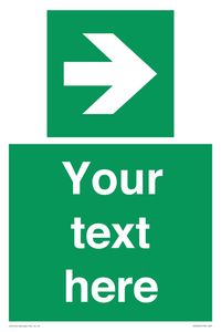 SV5234: Custom Arrow Right Sign