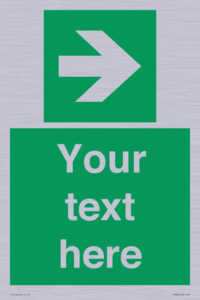 SV5234: Custom Arrow Right Sign