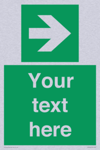 SV5234: Custom Arrow Right Sign