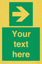 SV5234: Custom Arrow Right Sign