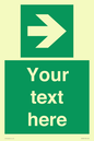 SV5234: Custom Arrow Right Sign