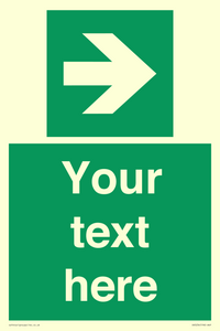 SV5234: Custom Arrow Right Sign