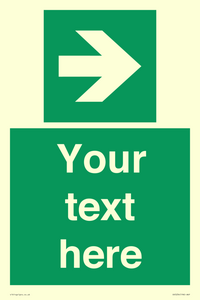 SV5234: Custom Arrow Right Sign