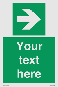 SV5234: Custom Arrow Right Sign