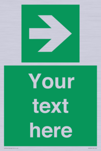 SV5234: Custom Arrow Right Sign