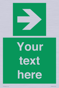 SV5234: Custom Arrow Right Sign