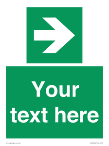 SV5234: Custom Arrow Right Sign