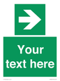 SV5234: Custom Arrow Right Sign