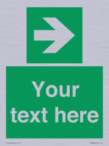 SV5234: Custom Arrow Right Sign