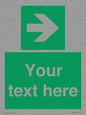 SV5234: Custom Arrow Right Sign