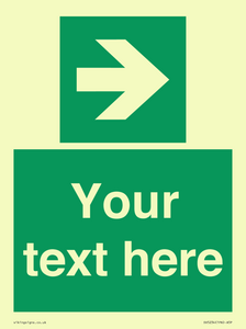 SV5234: Custom Arrow Right Sign