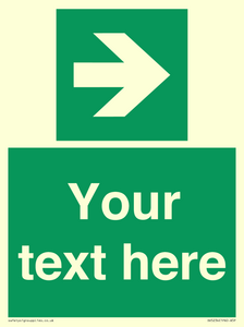 SV5234: Custom Arrow Right Sign