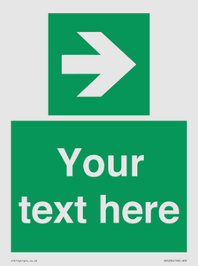 SV5234: Custom Arrow Right Sign