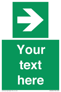 SV5234: Custom Arrow Right Sign