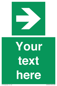 SV5234: Custom Arrow Right Sign