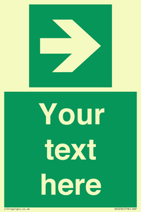 SV5234: Custom Arrow Right Sign