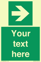 SV5234: Custom Arrow Right Sign