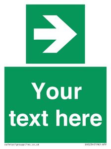 SV5234: Custom Arrow Right Sign