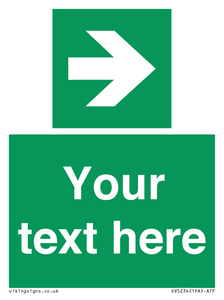 SV5234: Custom Arrow Right Sign