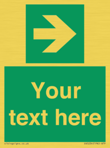 SV5234: Custom Arrow Right Sign