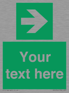 SV5234: Custom Arrow Right Sign