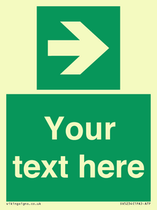 SV5234: Custom Arrow Right Sign