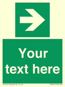 SV5234: Custom Arrow Right Sign