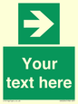 SV5234: Custom Arrow Right Sign