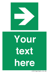SV5234: Custom Arrow Right Sign