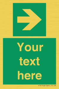 SV5234: Custom Arrow Right Sign