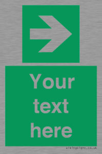 SV5234: Custom Arrow Right Sign