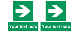 SV5234: Custom Arrow Right Sign
