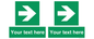 SV5234: Custom Arrow Right Sign