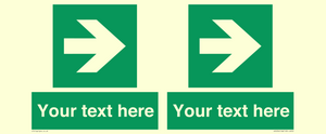SV5234: Custom Arrow Right Sign
