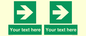 SV5234: Custom Arrow Right Sign