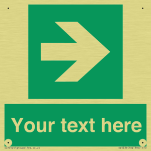 SV5234: Custom Arrow Right Sign