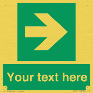 SV5234: Custom Arrow Right Sign