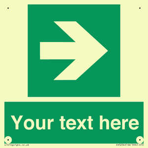 SV5234: Custom Arrow Right Sign