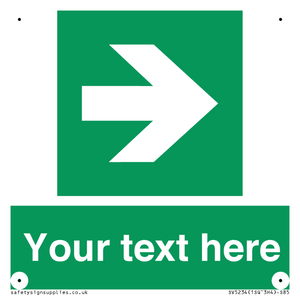 SV5234: Custom Arrow Right Sign