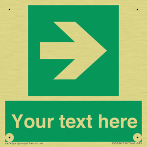 SV5234: Custom Arrow Right Sign